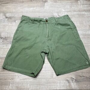 Katin Chino Shorts Mens 33 Olive Green Cotton Twill Casual Surf Summer